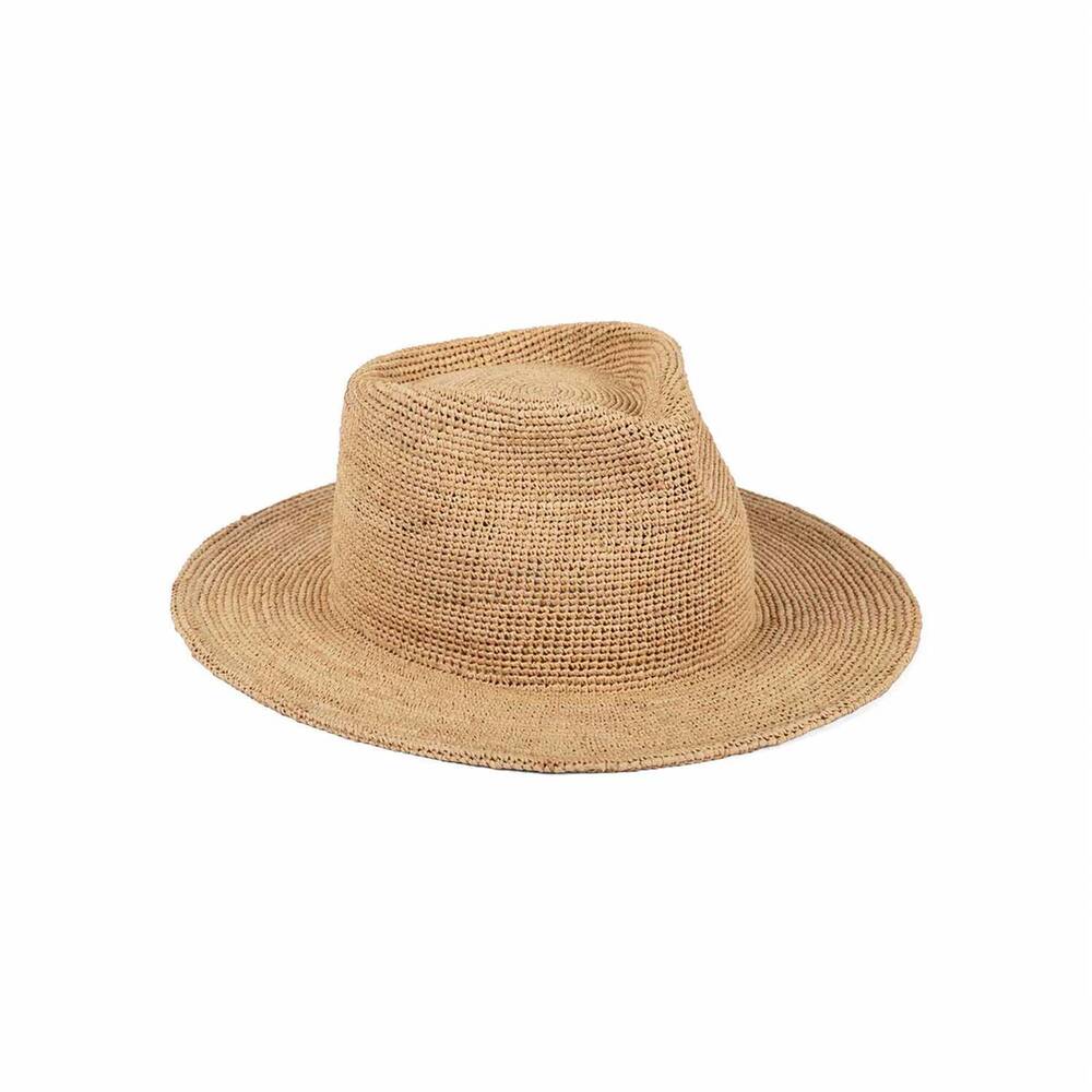 NEW LACK OF COLOR inca fedora hat in natural